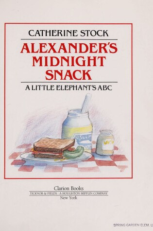 Cover of Alexander's Midnight Snack