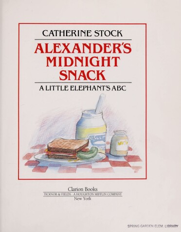 Book cover for Alexander's Midnight Snack