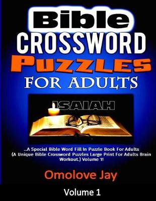 Book cover for Bible Crossword Puzzles For Adults