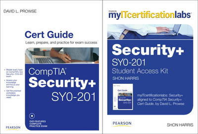 Book cover for CompTIA Security+ Cert Guide with myITcertificationlabs Bundle (SYO-201)