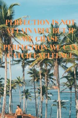 Book cover for Perfection Is Not Attainable But If We Chase Perfection We Can Catch Exellence