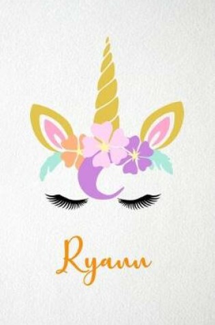 Cover of Ryann A5 Lined Notebook 110 Pages