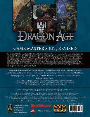 Book cover for Dragon Age Game Master's Kit, Revised Edition