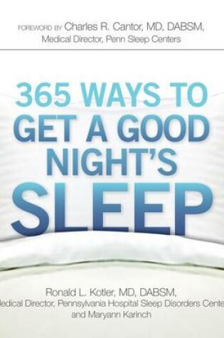 Cover of 365 Ways to Get a Good Night's Sleep