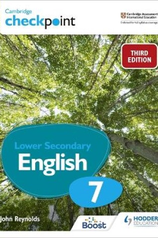 Cover of Cambridge Checkpoint Lower Secondary English Student's Book 7