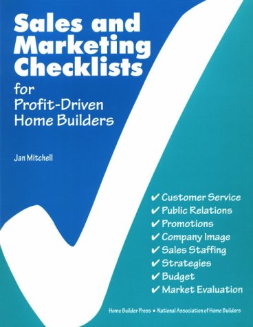 Book cover for Sales and Marketing Checklist for Profit-Driven Home Builders