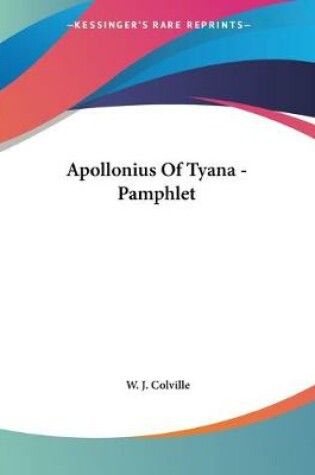 Cover of Apollonius Of Tyana - Pamphlet