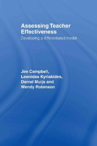 Cover of Assessing Teacher Effectiveness