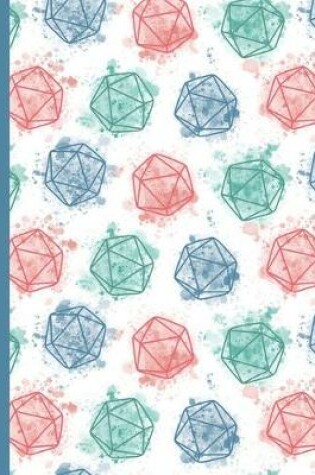 Cover of d20 Watercolor Splat Composition Notebook