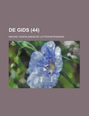 Book cover for de Gids; Nieuwe Vaderlandsche Letteroefeningen (44)
