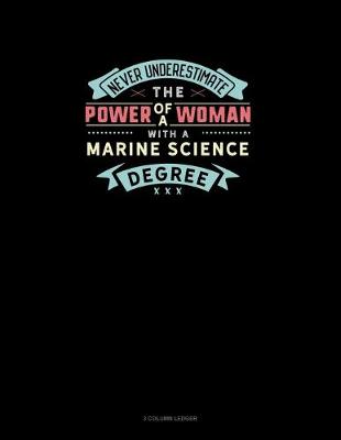 Cover of Never Underestimate The Power Of A Woman With A Marine Science Degree