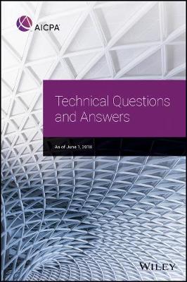 Book cover for AICPA Technical Questions and Answers, 2018