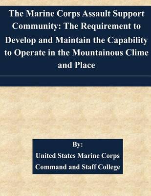 Book cover for The Marine Corps Assault Support Community