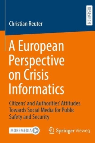 Cover of A European Perspective on Crisis Informatics