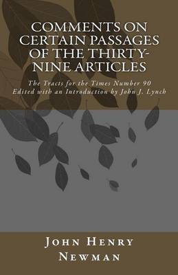 Book cover for Comments on Certain Passages of the Thirty-Nine Articles