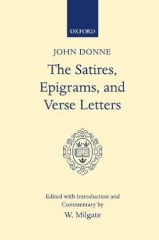 Cover of Satires, Epigrams, and Verse Letters
