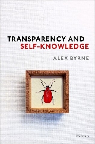 Cover of Transparency and Self-Knowledge