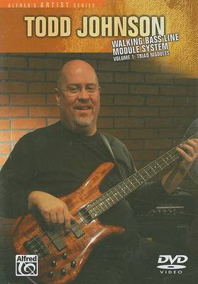 Book cover for Todd Johnson Walking Bass Line Module System, Vol 1