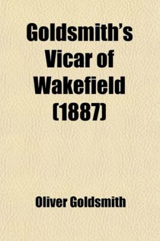 Cover of Goldsmith's Vicar of Wakefield