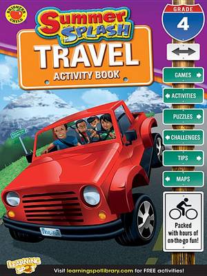 Book cover for Summer Splash Travel Activity Book, Grade 4