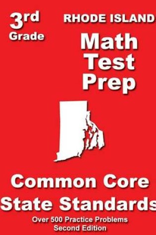 Cover of Rhode Island 3rd Grade Math Test Prep