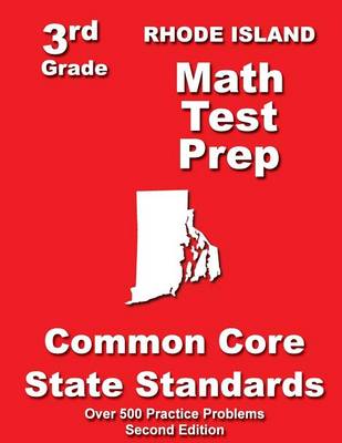 Book cover for Rhode Island 3rd Grade Math Test Prep