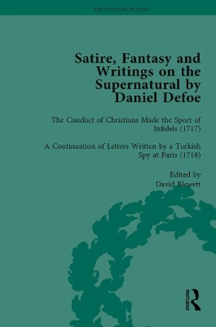 Cover of Satire, Fantasy and Writings on the Supernatural by Daniel Defoe, Part II vol 5