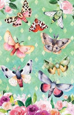 Cover of Journal Notebook For Nature Lovers Butterflies and Moths In Flowers