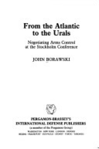 Cover of From the Atlantic to the Urals