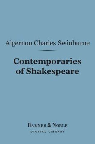 Cover of Contemporaries of Shakespeare (Barnes & Noble Digital Library)