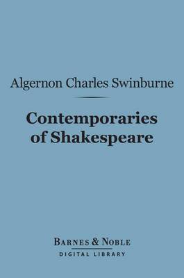 Book cover for Contemporaries of Shakespeare (Barnes & Noble Digital Library)