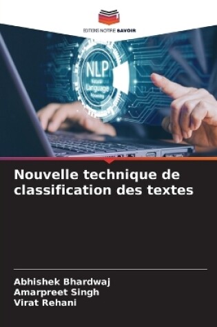 Cover of Nouvelle technique de classification des textes