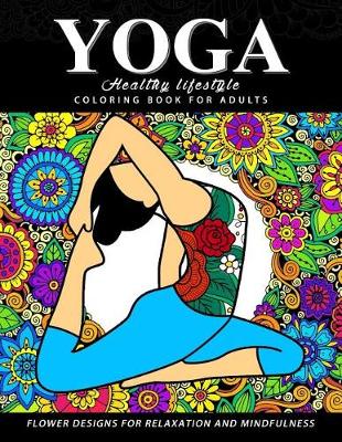 Cover of Yoga Coloring Book for Adults