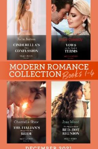 Cover of Modern Romance December 2021 Books 1-4