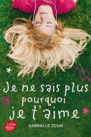 Cover of Je ne sais plus pourqui je t'aime