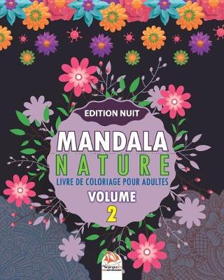 Book cover for Mandala nature -Volume 2 - Edition nuit