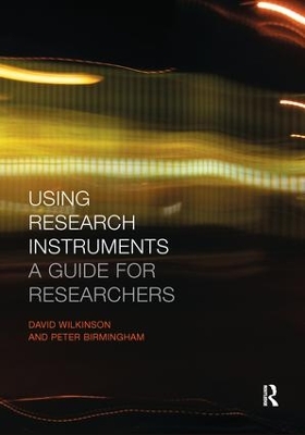 Book cover for Using Research Instruments