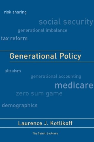 Cover of Generational Policy