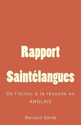 Book cover for Rapport Saint langues