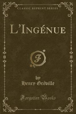 Book cover for L'Ingénue (Classic Reprint)