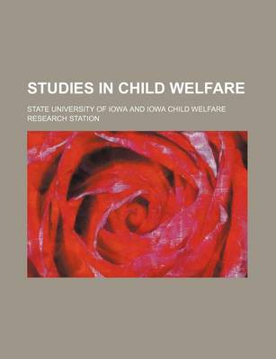 Book cover for Studies in Child Welfare