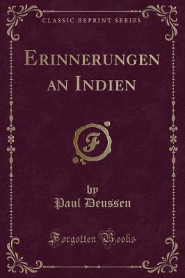 Book cover for Erinnerungen an Indien (Classic Reprint)