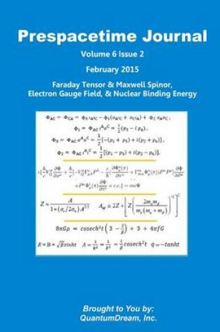 Cover of Prespacetime Journal Volume 6 Issue 2