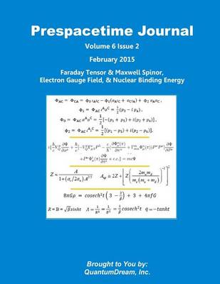Book cover for Prespacetime Journal Volume 6 Issue 2