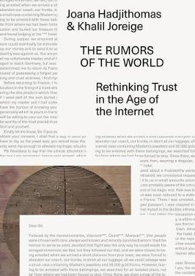 Book cover for The Rumors of the World – Rethinking Trust in the Age of the Internet