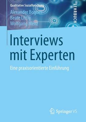 Book cover for Interviews mit Experten