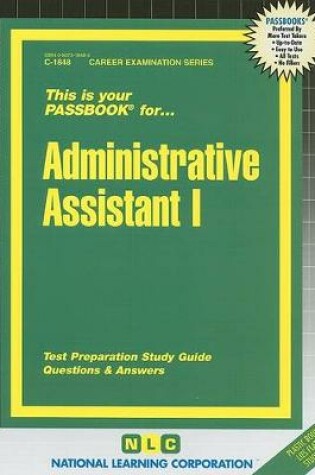 Cover of Administrative Assistant I
