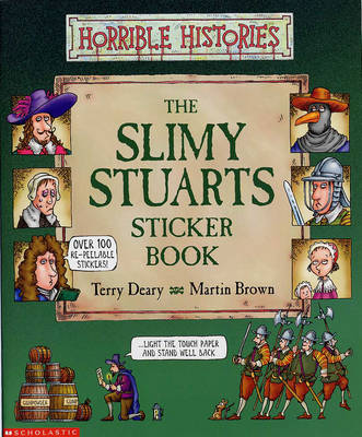 Book cover for Slimy Stuarts Sticker Book