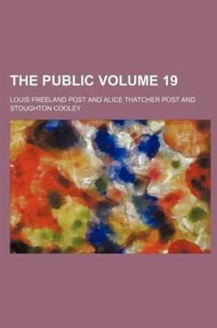 Cover of The Public Volume 19