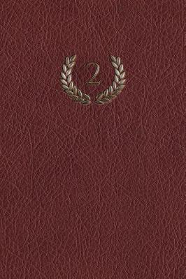 Book cover for Monogram "2" Grid Notebook